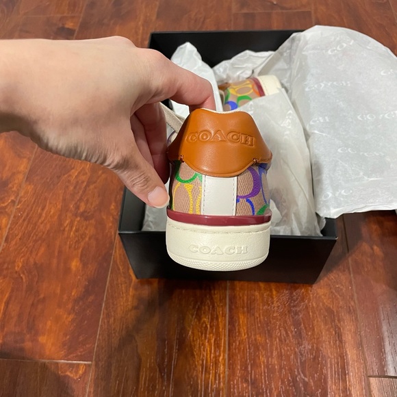Brand new Coach rainbow sneakers! Super cute and stylish! - Picture 2 of 8